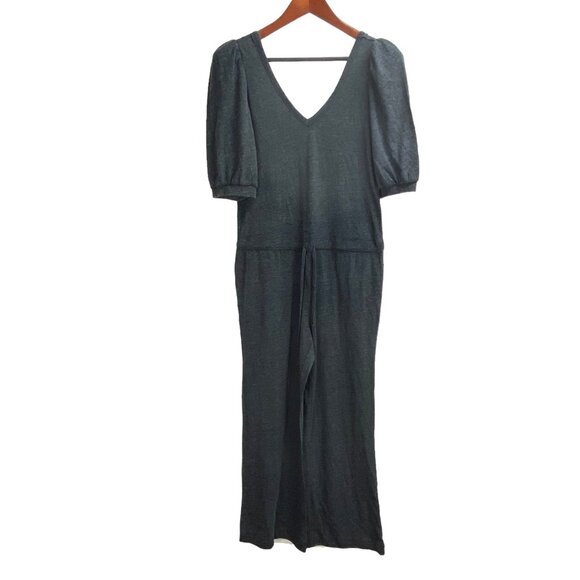 Chaser Tie Waist V-Neck Black Jumper Size S - Picture 1 of 4